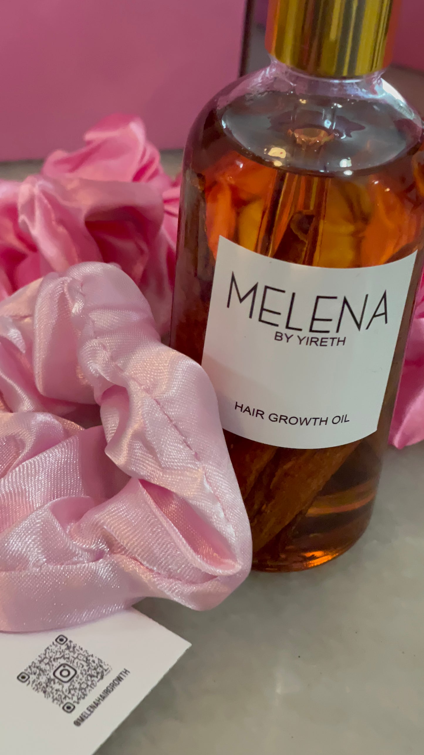 Melena luxe Satin Scrunchies π