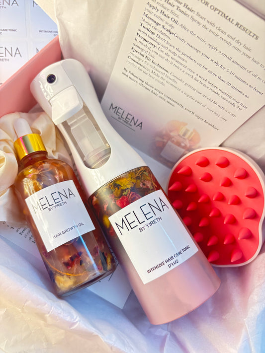 🌿 Melena Magic Kit – Heal Hair Damage & Regain Fullness🌱 FREE SHIPPING💕