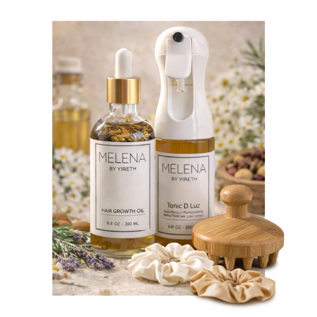 Kit intensivo para el crecimiento del cabello.